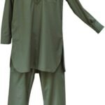 Mens Afghan Pakistani Indian Shalwar Kameez Suit Dress Trousers Shirt