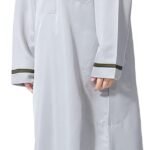 Boys Muslim Thobe Islamic Arabic Kaftan Button 𝐑obe Long Sleeve Middle East Prayer Dress Teen Kids Muslim Prayer 𝐑obe