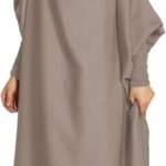 Girls Muslim Dress One Piece Girls Muslim Prayer Dress Abaya Hijab Kids Hooded Kaftan Arabic Islamic Robe Ramadan Eid