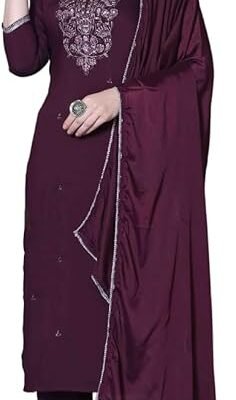 Women's Adult Women Black Cotton Blend Printed Embroidered Festive Palazzo Set with Dupatta