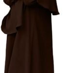 Girls Muslim Abaya Islamic Long Sleeve Prayer Dress with Hijab Teens Solid Ruffle Dubai Kaftan Ramadan Middle East Outfits