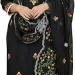 Readymade Fulkari Chanderi Cotton Fabric Salwar Suit With Dupatta For Women Indian Pakistani Style