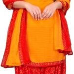 Indian Ready to Wear Patiyala Salwar Suit with Dupatta for Women & Girls