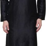 Maple Clothing Men's Kurta Pajama Poly Silk India Wedding Party Wear Apparel Guest Outfit