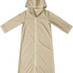 Kids Girls Muslim Abaya Embroidered Kaftan 𝐑obe Long Sleeve Islamic Prayer Dress Arabic Solid Ramadan Eid Outfits