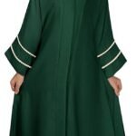2PCS Kids Muslim Dress for Girls Islamic Prayer Abaya Long Sleeve Cardigan Dubai Kaftan Robe Prayer Dress with Hijab Jilbab