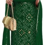 Readymade Women's Kurta & Palazzo Set, Cotton Long Kurta & Straight Pants with Floral Print
