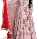 Indian Pakistani Frok Bollywood Salwar Kameez Kurti Set Party Wear Top Tunic Multi-Color