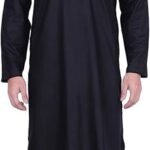 Maple Clothing Men's Cotton Long Kurta Solid Color Indian Traditional Clothes Outfit