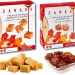 Canada Maple Syrup Candy (140g) & Cream Fudge (200g) Bundle – Made with Pure Canadian Maple Syrup – Individually Wrapped Sweets – Value Bundle-Gift from Canada