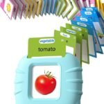 Talking Flash Cards for Toddlers 1-4 Years Old, Language Learning & Montessori Learning Tool with 224 Words, Pocket Speech Therapy Device, Children's Sensory Educational Toy