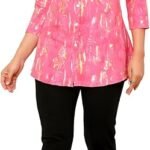 Maple Clothing Women's Short Kurti Cotton Indian Tunic Top Fashion Kurta Printed