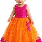 Stanwells Kids Baby Girl's Net Readymade Lehenga Choli