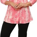 Maple Clothing Women's Short Kurti Cotton Indian Tunic Top Fashion Kurta Printed
