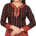 Maple Clothing Women's Printed Short Kurti Kurta Indian Tunic Top Indian Clothes