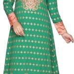 Maple Clothing Printed Women's Long Sleeve Kaftans Abayas Maxi Dresses