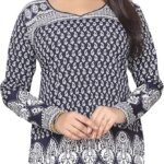 Maple Clothing Short Kurti Indian Tunic Top Women's Printed Kurta India Apparel
