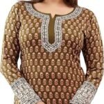 Maple Clothing Short Kurti Indian Tunic Top Women's Printed Kurta India Apparel