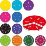 78 PCS Magnetic Fraction Tiles, Educational Math Learning Manipulatives Set for Preschool Elementary School, Fraction Bar Set Educational Learning Tool Kit for Classroom, School Supplies