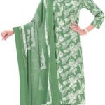 Ladyline Casual Pure Cotton Salwar Kameez Womens with Pants Bottom and Mal Cotton Dupatta