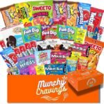 MunchyCravings Snack & Candy Gift Box (40 Count) - Bulk Candy Variety Pack - For Adults, Teens and Kids, Great for Movie Night, Birthday, Halloween & Christmas Treats
